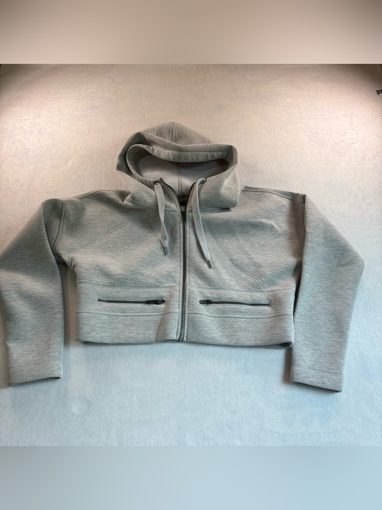 Athleta Tops - Athleta Light Gray Sweat Top with Branded Label